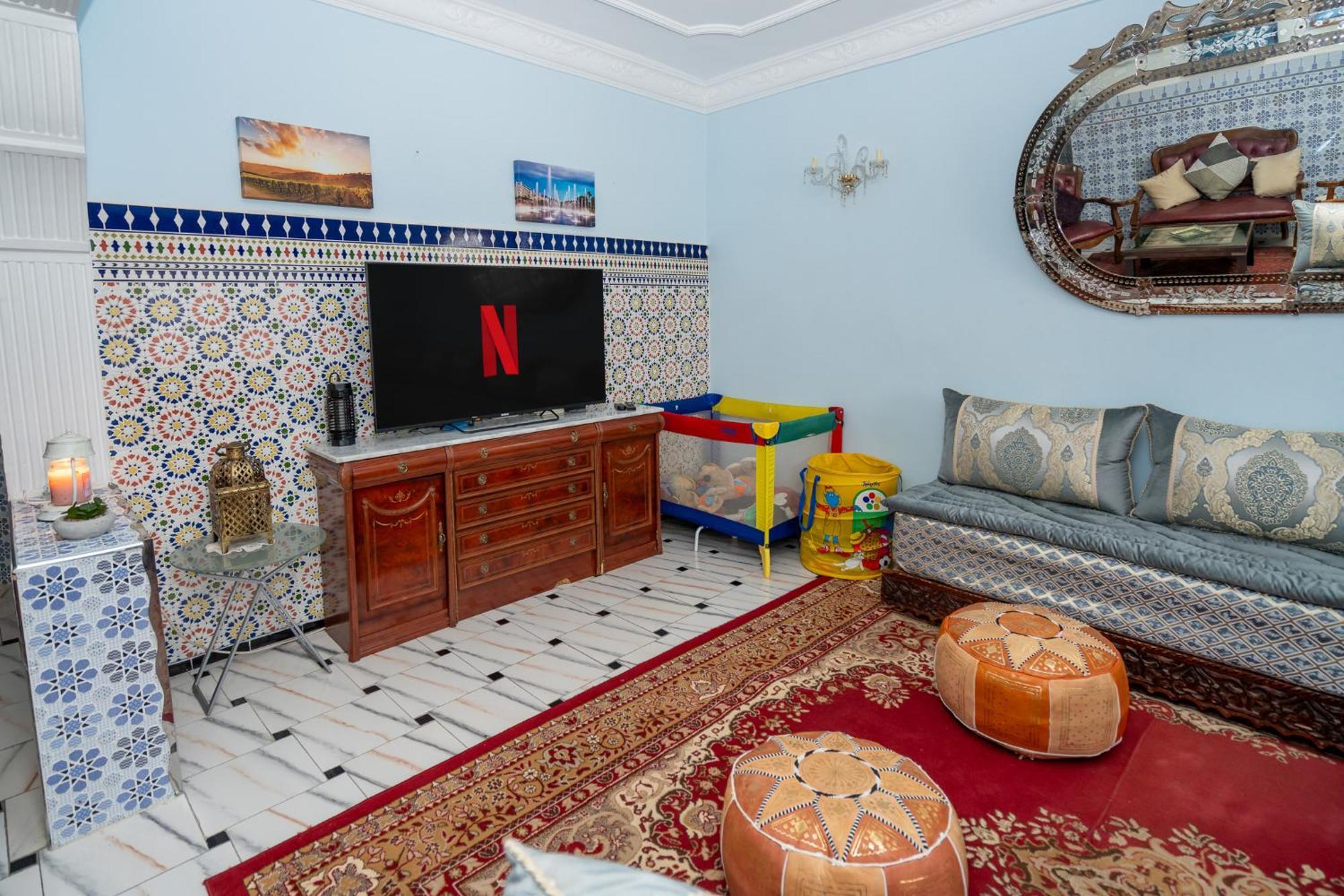 Belle Appartement Vue Sur Mer Tangier Bagian luar foto