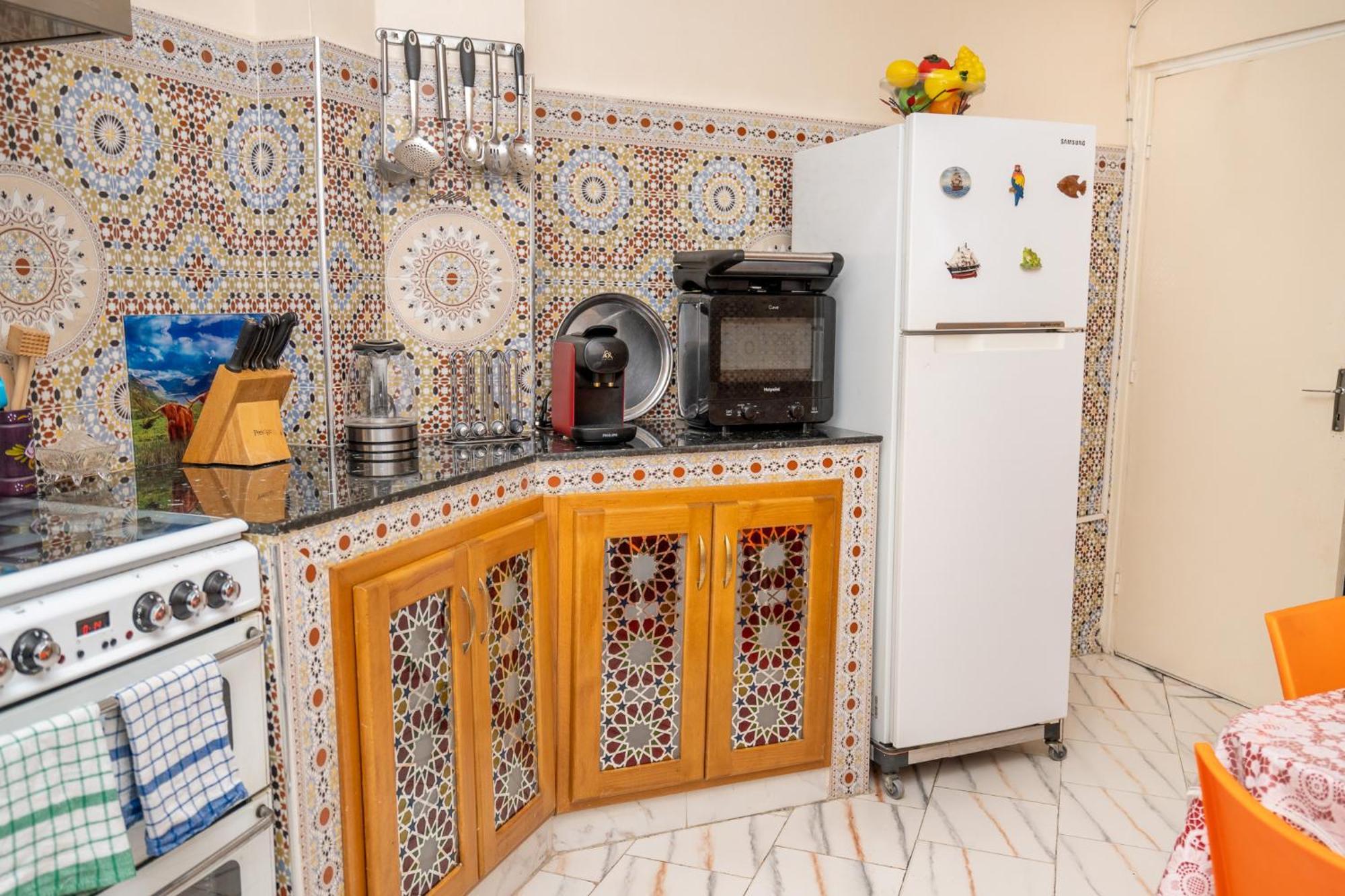 Belle Appartement Vue Sur Mer Tangier Bagian luar foto